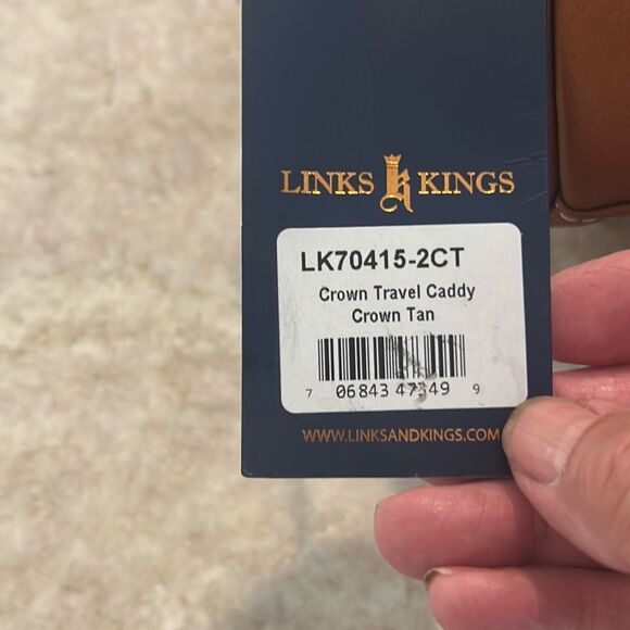 LINKS AND KINGS Leather Travel Caddy NWT - Picture 10 of 10